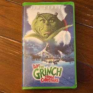 Universal Green VHS Tape - How the Grinch Stole Christmas